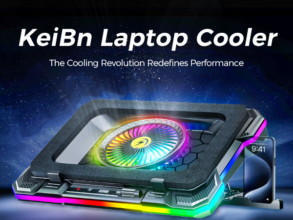 KeiBn New RGB Laptop Cooling Pad