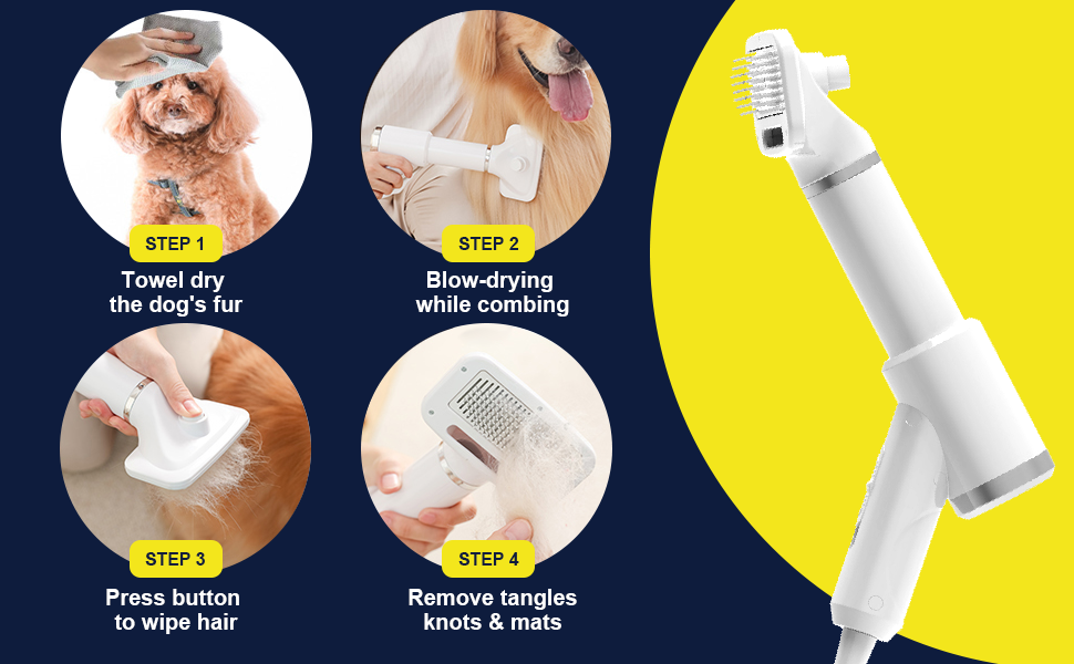 dog grooming slicker brush for dogs dog vacuum for shedding grooming cat accessories pet supplies