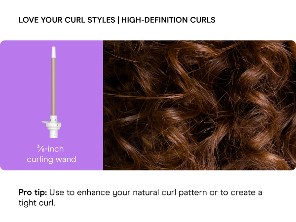 Conair double ceramic multi attachment styler curling iron bubble wand brush waves versatile