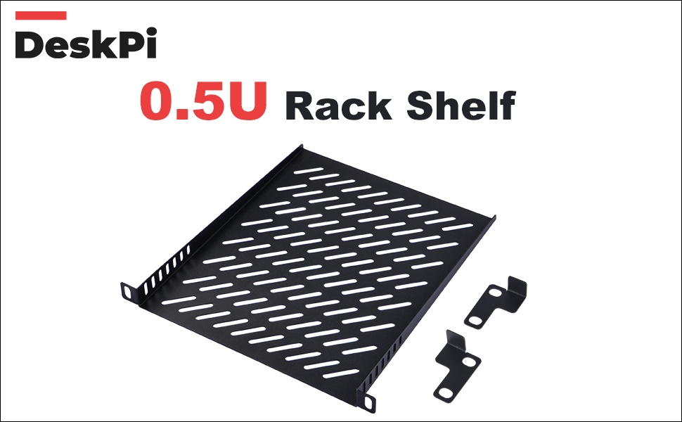 10 inch 0.5U Rack Shelf