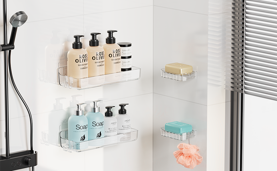 shower caddy clear