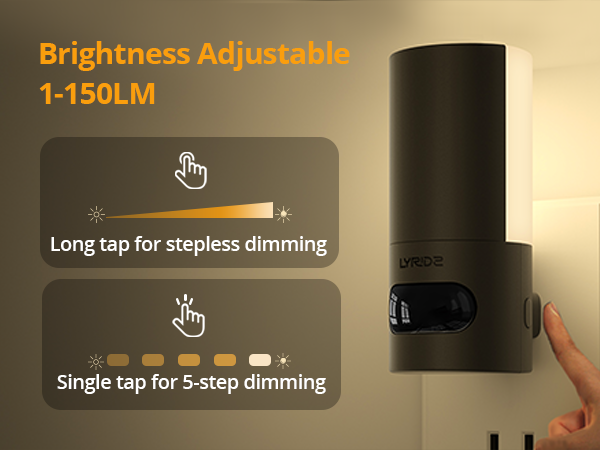 dimmable night light