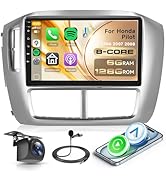 8 Core 6+128G Android Car Stereo for Honda Pilot 2006 2007 2008 with Wireless Carplay Android Aut...