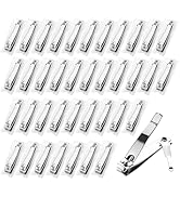 Individually Wrapped Nail Clippers Stainless Steel Fingernail Clippers Bulk, Sturdy Toenail Clipp...