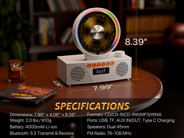 cd player bluetooth portable cd player with bluetooth bluetooth cd player small cd player