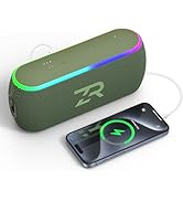 ZICOROOP Bluetooth Speaker, Portable Wireless Speakers with Hooks,40W Deep Bass EQ, IPX6 Waterpro...