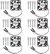 AITIAO 6Pcs 3007 Cooling Fan for Raspberry Pi 4 Fan 30x30x7mm Pi Brushless Cooling Fan 3.3V 5V DC...