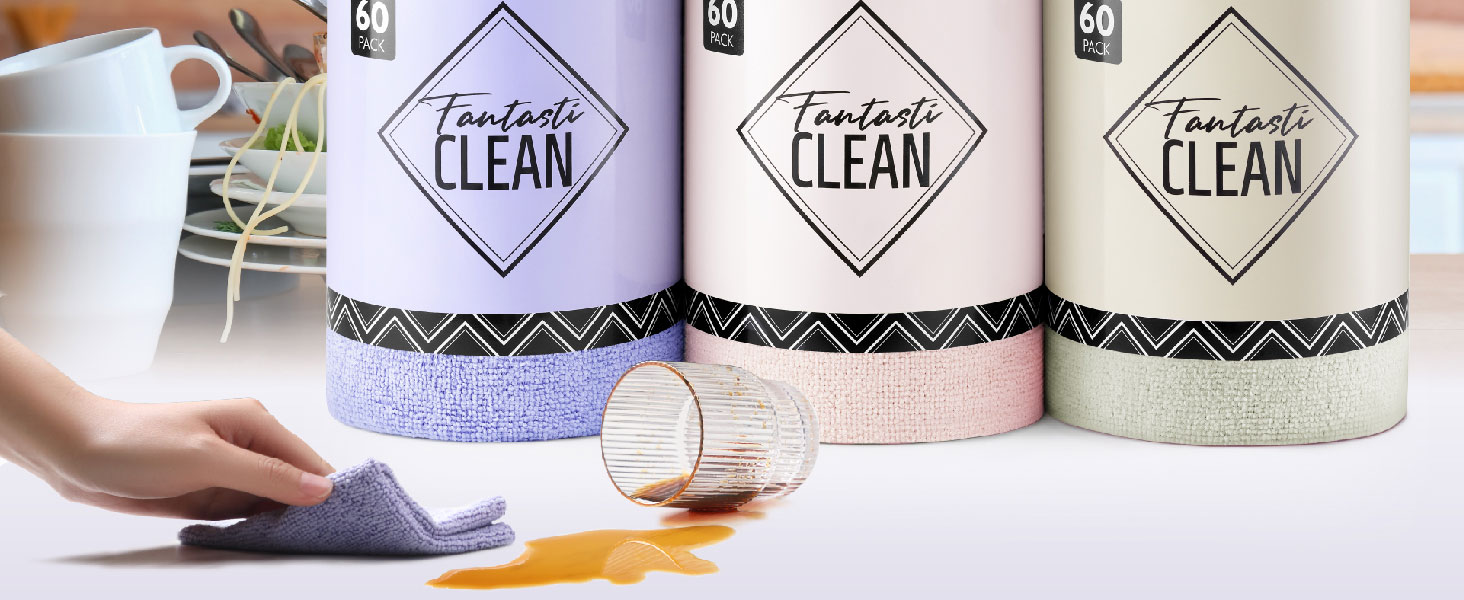 quick tear away cleaning cloth