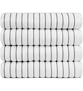 Black &amp; White Brands Brazilian Beach/Pool/Bath Towel - Ultimate Absorbent Luxury XL 36x70 100% Co...