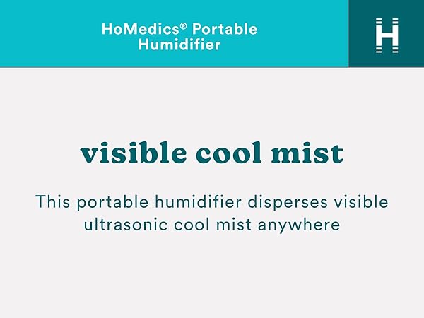 visible cool mist