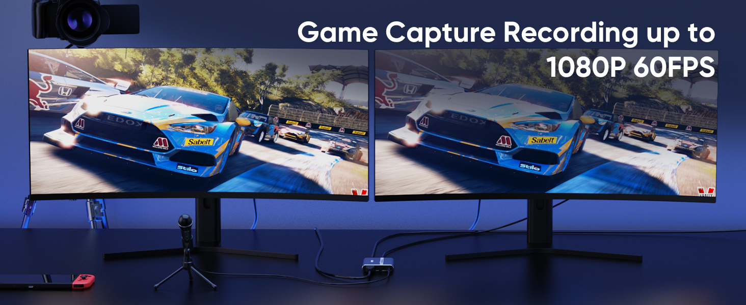 4K 60fps Audio Video HDMI Game Capture