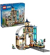 LEGO City Central Train Station Building Toy - Multi-Level Pretend Play Set for Boys & Girls, Age...