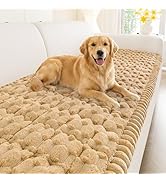 Smiry Couch Covers for Dogs Washable, Non Slip Fuzzy Pet Couch Covers for Sofa, Soft Thick Sofa S...