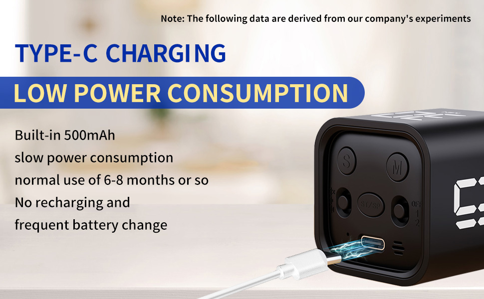 Type-c charging,low power consumption