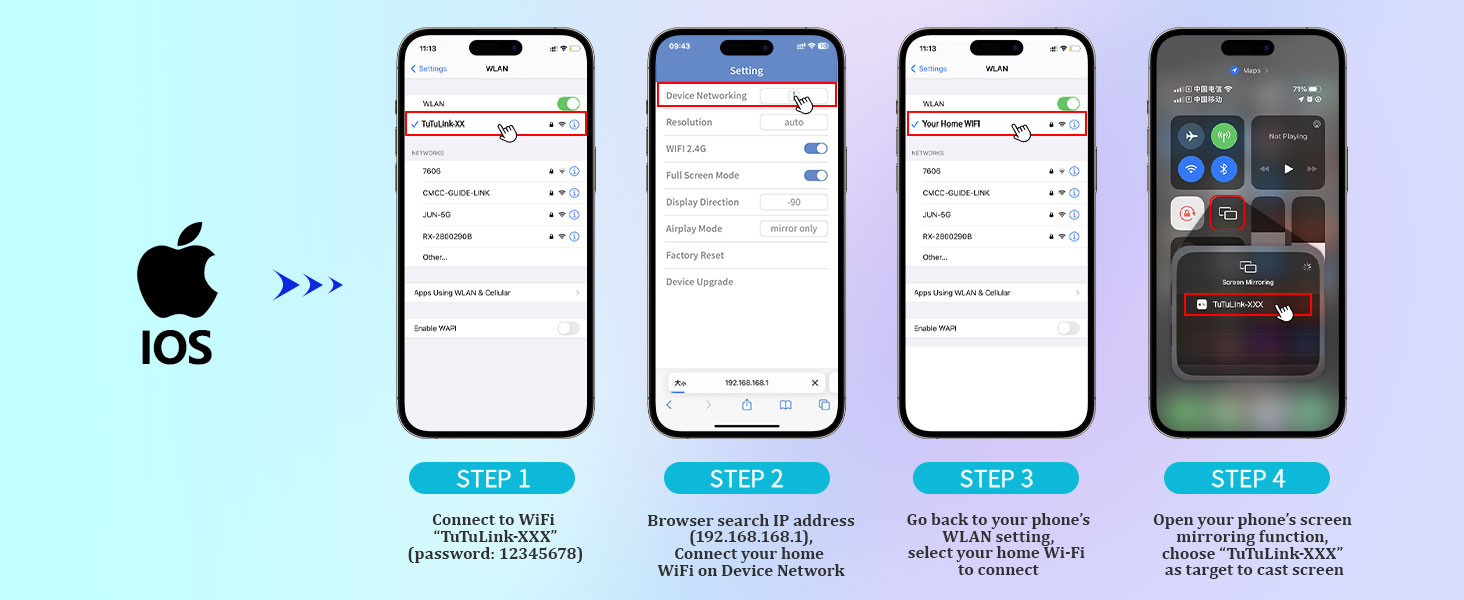 screen mirroring device for tv