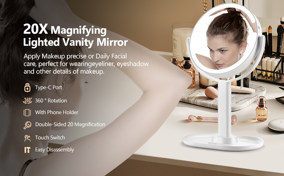 Lighted Makeup Mirror