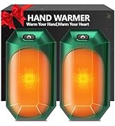 WARMHAND AI Hand Warmers Rechargeable 2 Pack,Portable Electric Hand Warmer Reusable,AI Smart Chip...