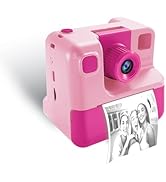 Brookstone Kids Camera for 3 4 5 6 7 8 9 Year Old Kids with 32GB SD Card, Instant Print &amp; Zero In...