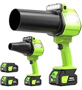 OGERY Brushless Leaf Blower Cordless with Lights, Powerful Electric Leaf Blowers with 2 x 3.0Ah B...