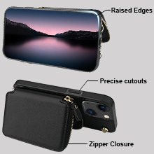 Multi Slots Crossbody Wallet Case for iPhone 13