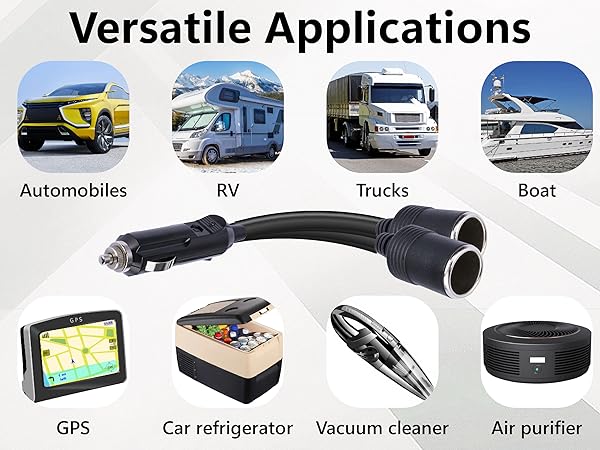 Double Cigarette Lighter Adapter