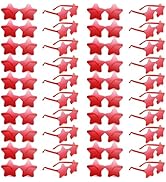 BOUBONI 10/20/30/40 Pack Star Sunglasses Rimless Transparent Pentagram Shaped Sunglasses Bulk Par...