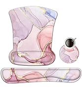 AIMSA Ergonomic Keyboard Wrist Rest and Mouse Pad with Wrist Support Set, Memory Foam Non-Slip Ru...