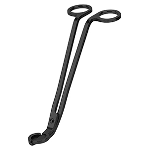 candle wick trimmer black