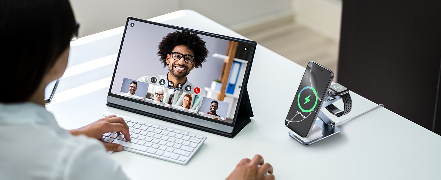 travel wireless charger 3 in 1 3 in 1 wireless charger iphone kuxio 3 in 1 wireless charger