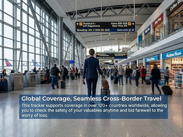 the tracker supports coverage in over 180+ countries worldwide