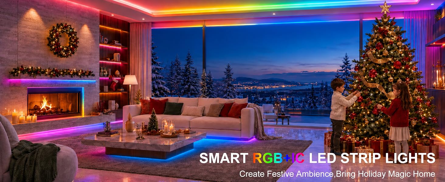 SMART RGB+IC LED STRIP LIGHTS