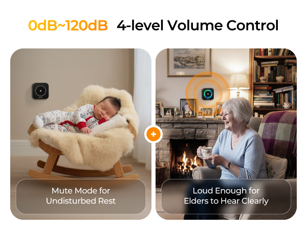 Wirless door bell with Sound Alert