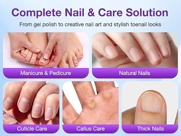 PYRYSA Cordless Nail Drill for Gel Polish Removal Cuticle Care Thick Toenails Callus Natural Nails