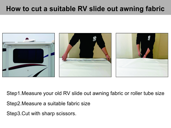 RV Slide Out Awning Fabric Replacement RV Slide Topper