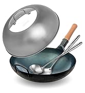 Yosukata carbon steel wok pan