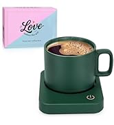 VOBAGA Mug Warmer Set, Coffee Warmer for Desk with 11oz Ceramic Mug, Auto Shut Off &amp; 3-Temp Setti...