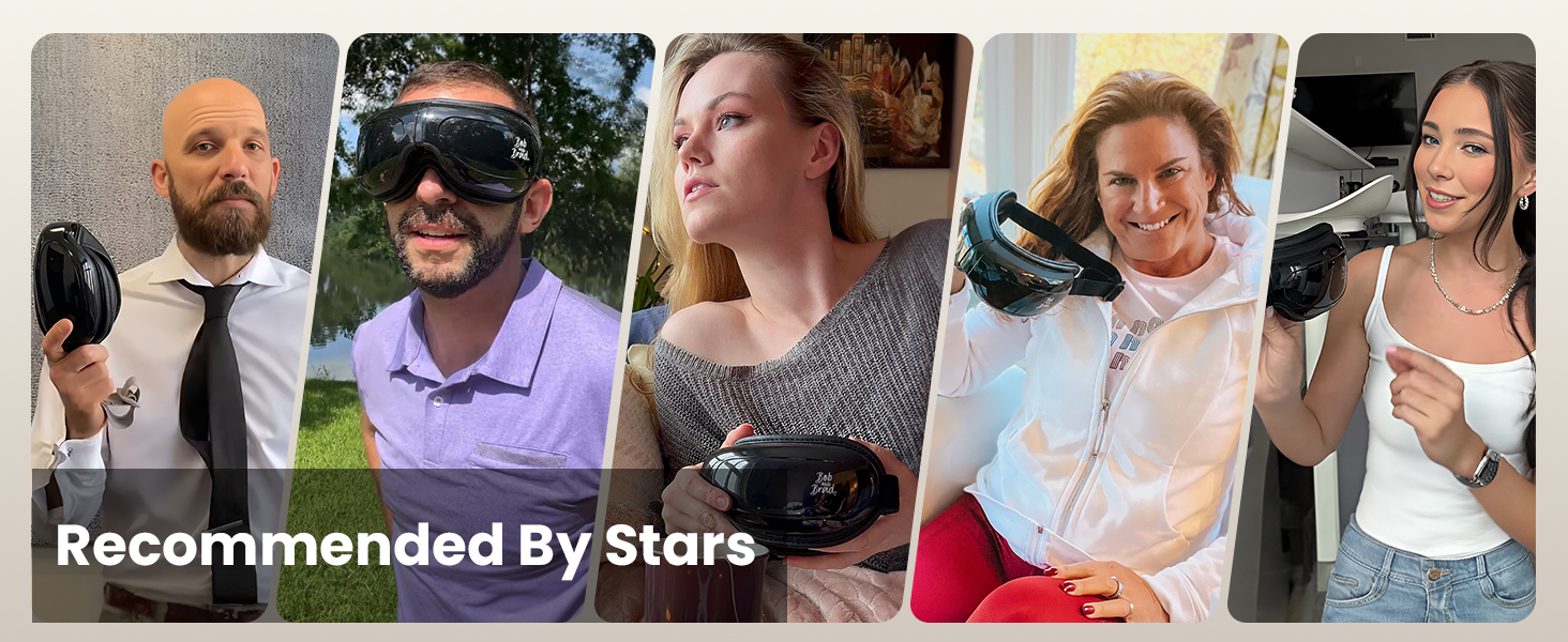 eye massager with heat and cooling eye mask for dry eye headaches migraine relief christmas gifts