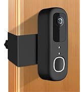 Anti-Theft Doorbell Mount Compatible with Arlo Video Doorbell 2K/HD (2nd Gen), No-Drill Mounting ...