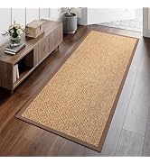 YDKGL Washable Hallway Runner Rug 2x6 Jute Like Kitchen Runner Mat Rugs Non Slip, Woven Soft Entr...