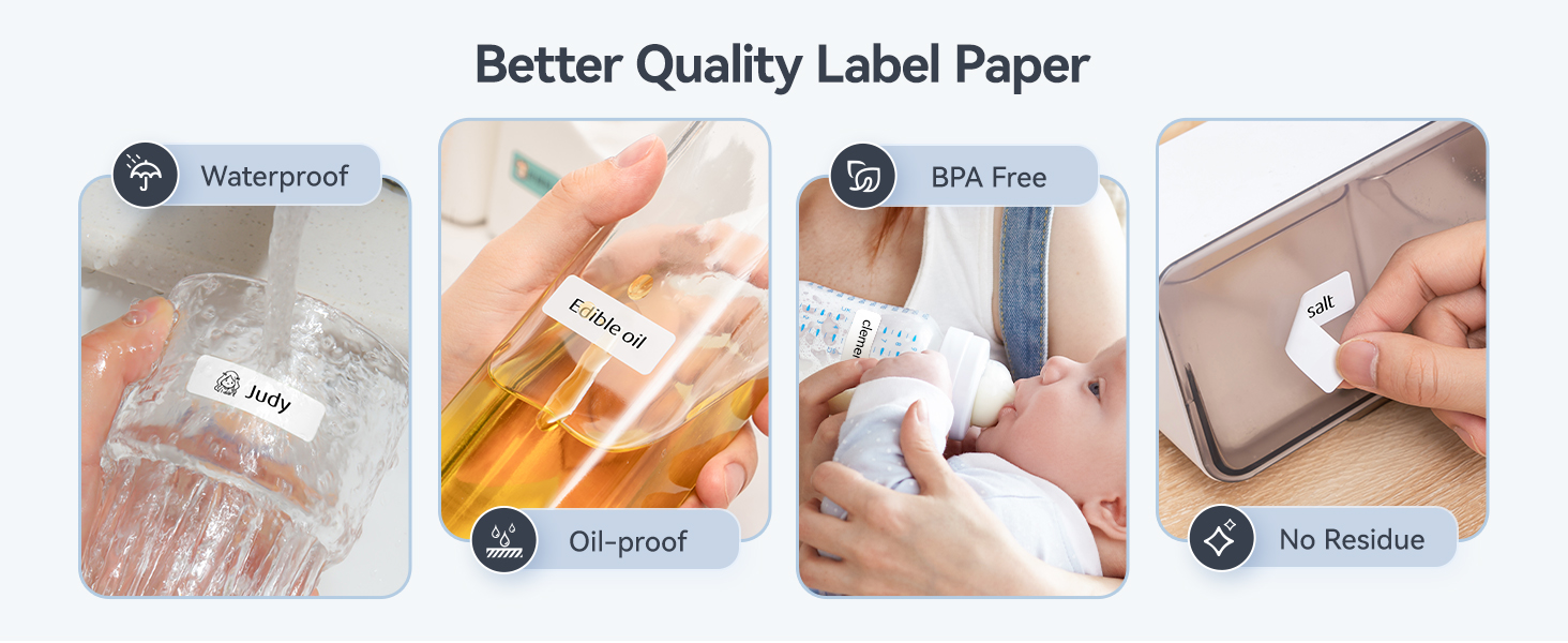 NIIMBOT D110 Upgraded Version Mini Label Maker Machine with Tape