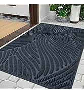 Yimobra Front Door Mat Outdoor Entrance, Heavy Duty 29.5 x 17 Inch Waterproof Patio Guard Doormat...