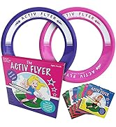 Activ Life Kid’s Flying Rings (2 Pack) They Fly Straight &amp; Don’t Hurt, 80% Lighter Than Standard ...