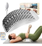 OPDEKEHA Back Stretcher for Lower Back Pain Relief, Adjustable Lumbar Support Board with Acupress...