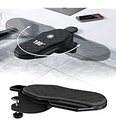 CABTE Ergonomics Desk Extender Tray, Table Mount Arm Wrist Rest Shelf, 180° Swivel Elbow Arm Supp...