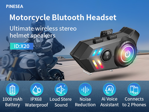 bluetooth motorcycle helmet