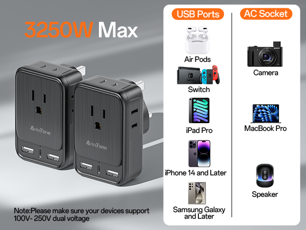 american to UK plug adapter