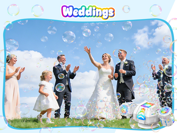 bubble machine for wedding