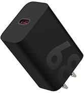 Motorola TurboPower 68W USB-C Wall Charger GaN tech, Fastest for Motorola Edge (Plus) 2022/2023,E...