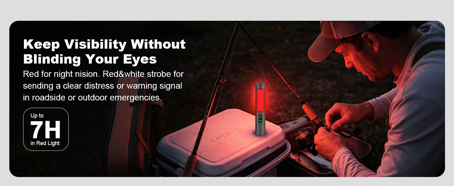 Red Light for Night Vision