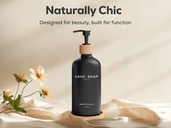 Masterful Craftsmanship - Luxury Soap Dispenser Black/White 